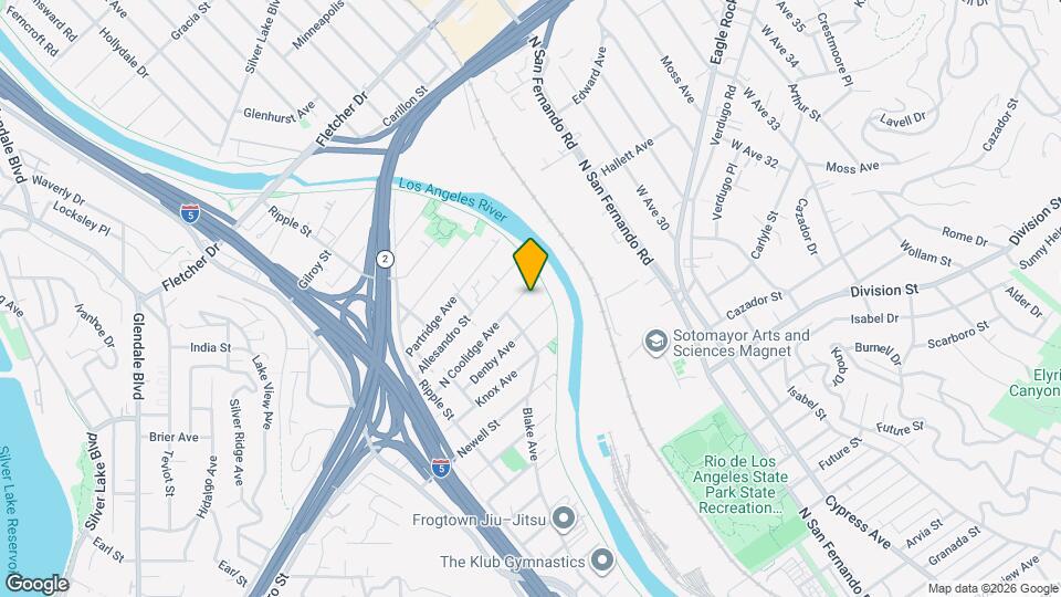 3034 1/4 N Coolidge Ave Map and Location Details