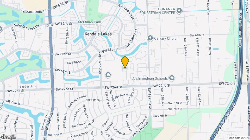 6911 SW 129th Ave, Unit 2 Mapa y Detalles de la Ubicación