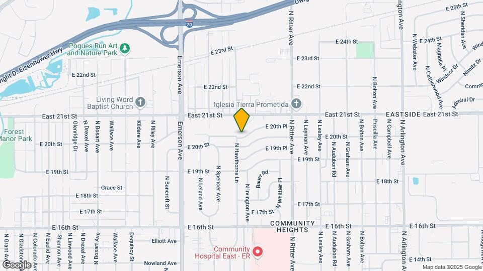 5306 E 20th Pl Mapa y Detalles de la Ubicación