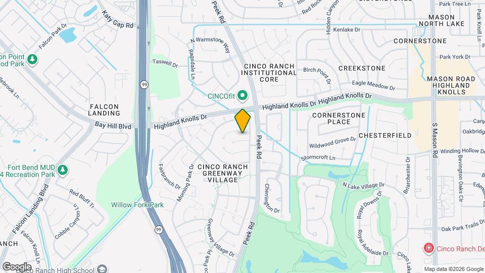 22910 Fairleaf Cir Map and Location Details