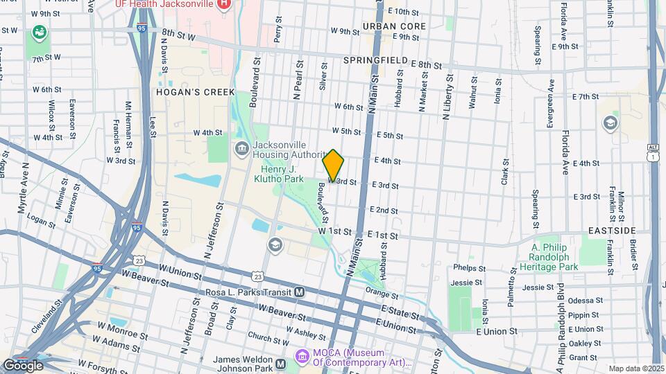 1242 N Laura St Map and Location Details