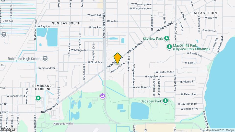 3631 Anderson Ave Map and Location Details