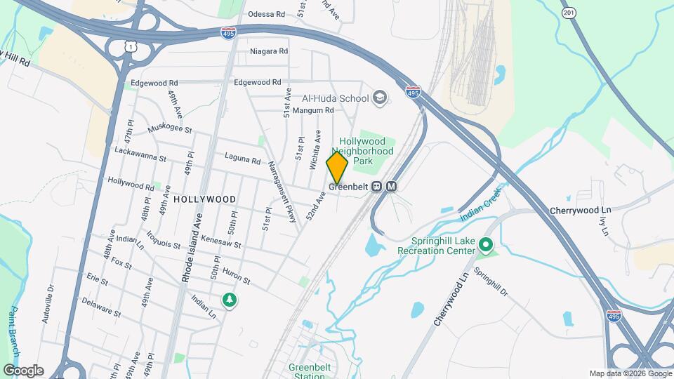 5204 Lackawanna St Map and Location Details