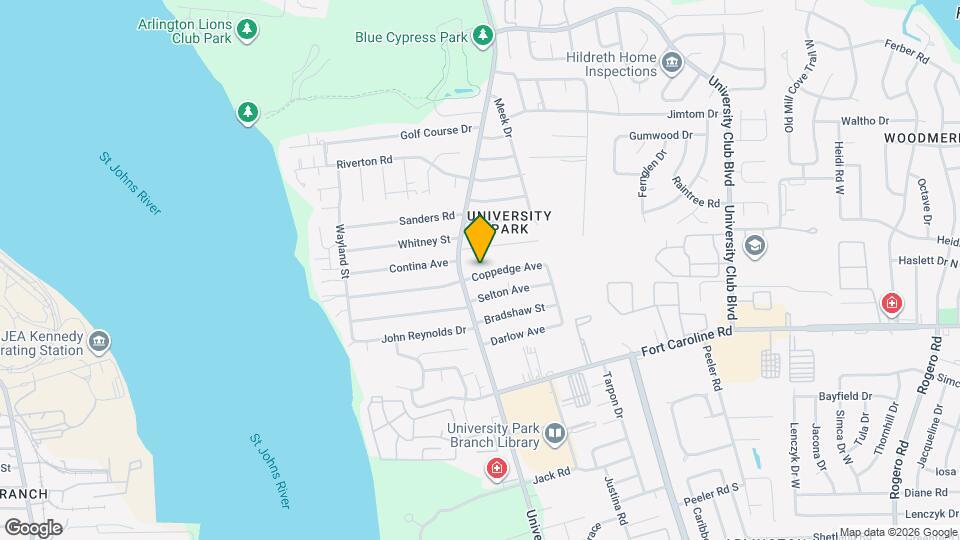 5521 Coppedge Ave Mapa y Detalles de la Ubicación