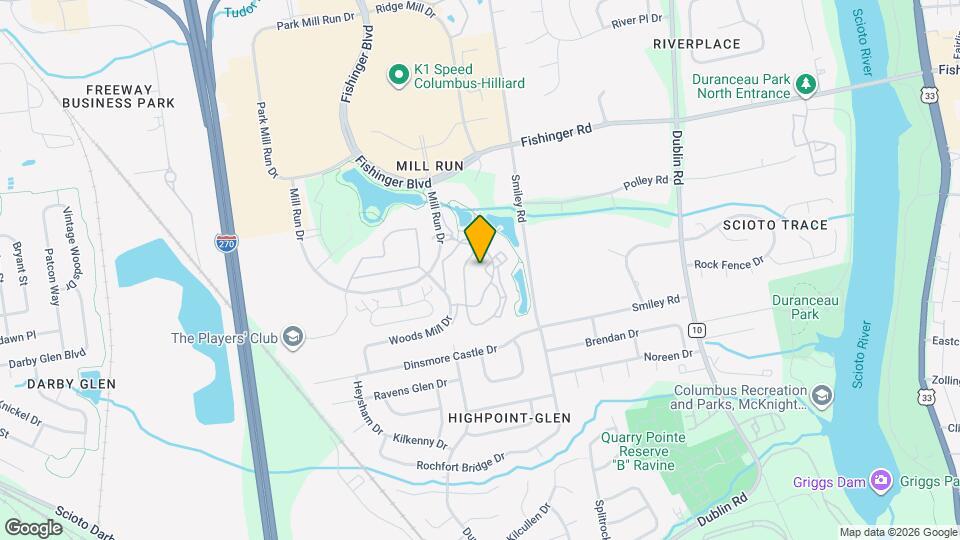 3427 Fishinger Mill Dr Map and Location Details