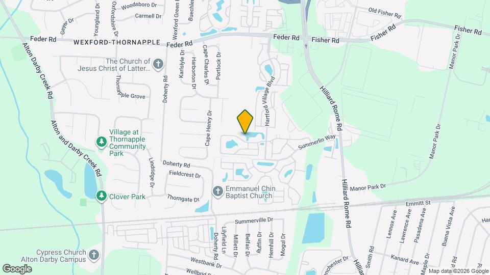 5484 Cedar Springs Map and Location Details