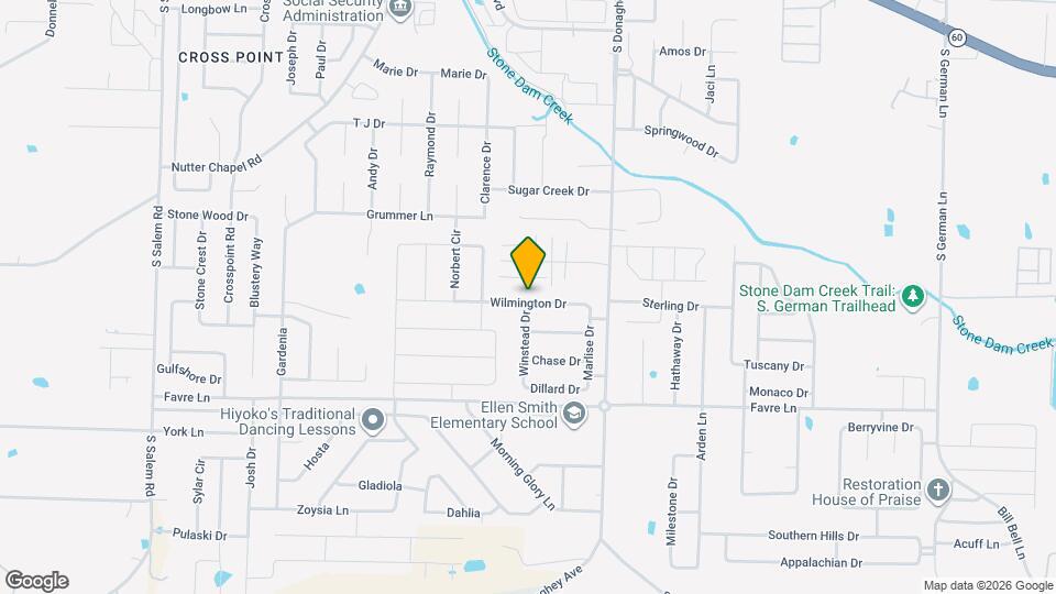2250 Wilmington Dr Map and Location Details