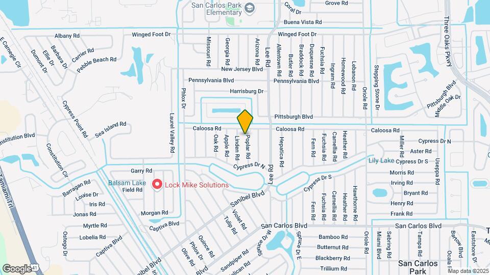18218 Poplar Rd Map and Location Details