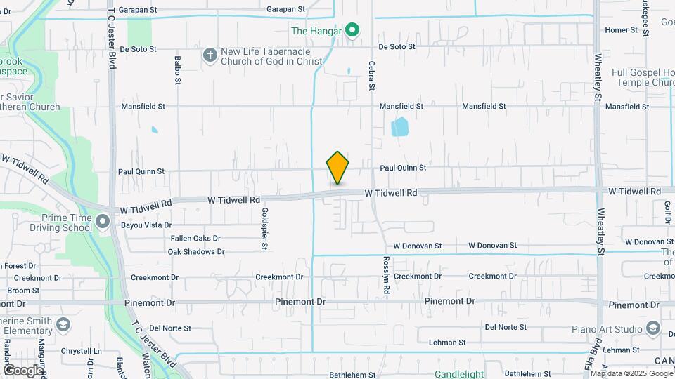 2626 W Tidwell Rd Map and Location Details