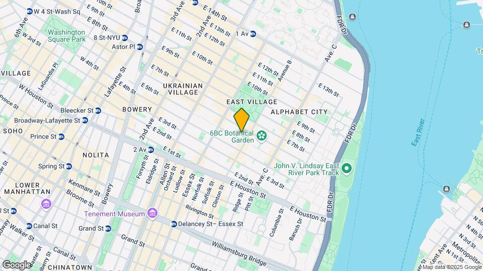 543 E 5th St Map and Location Details
