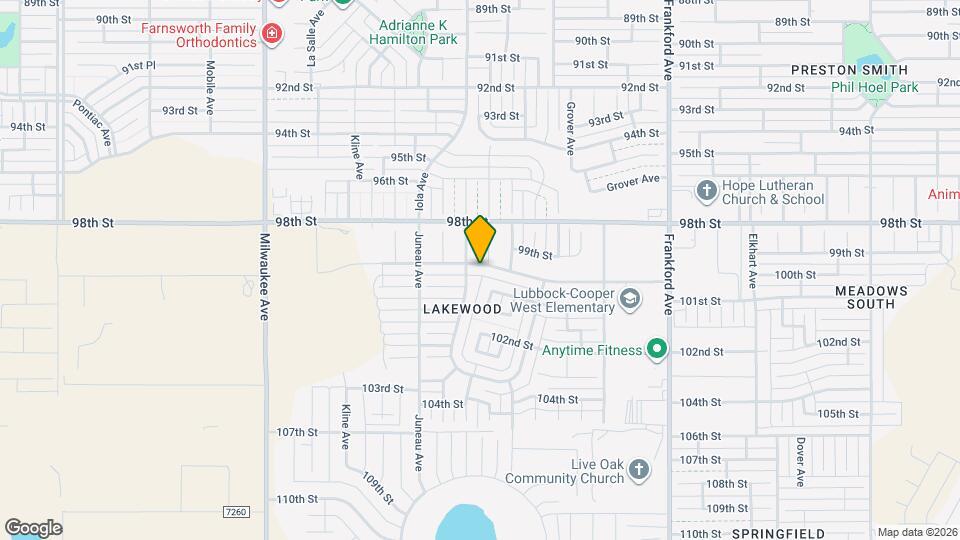 6027 100th St Map and Location Details