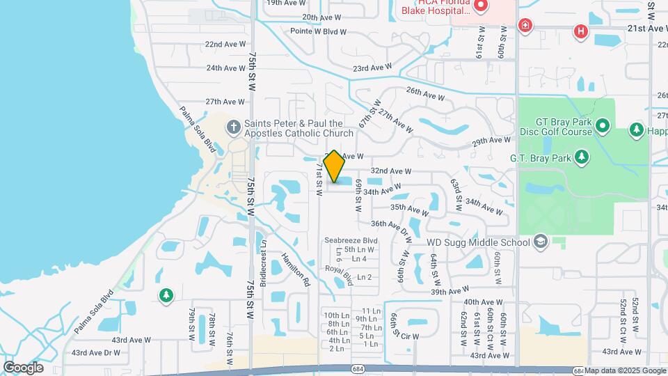 6924 34th Ave W Map and Location Details