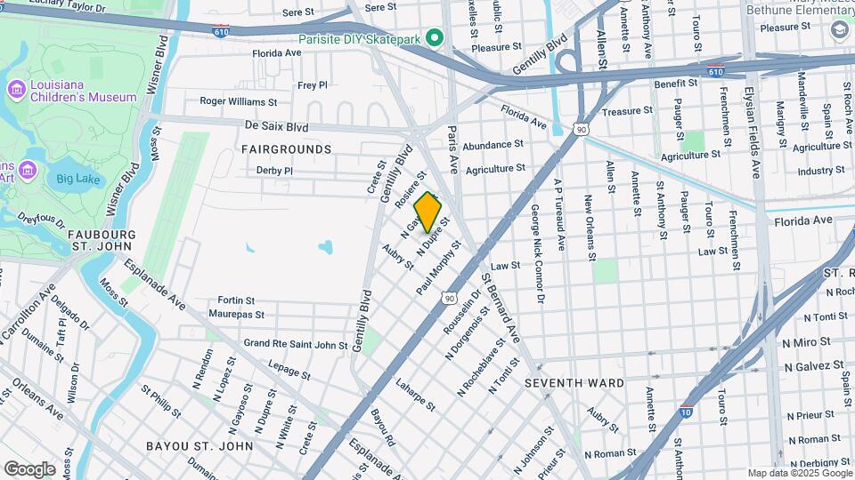 1809 N Dupre St Map and Location Details