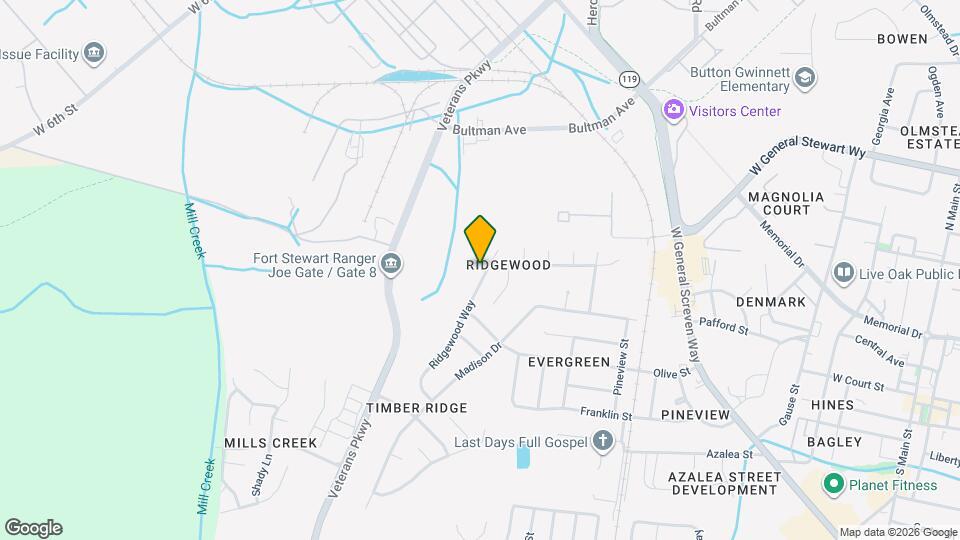 812 Ridgewood Way Map and Location Details