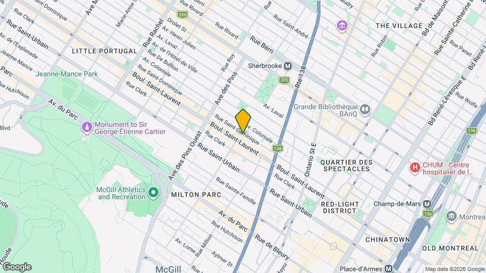 3571 Rue Saint-Dominique Map and Location Details