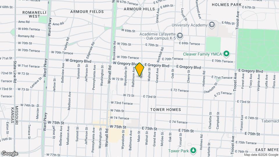 7144 Main St Mapa y Detalles de la Ubicación