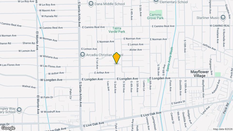 2018 S 2nd Ave Mapa y Detalles de la Ubicación