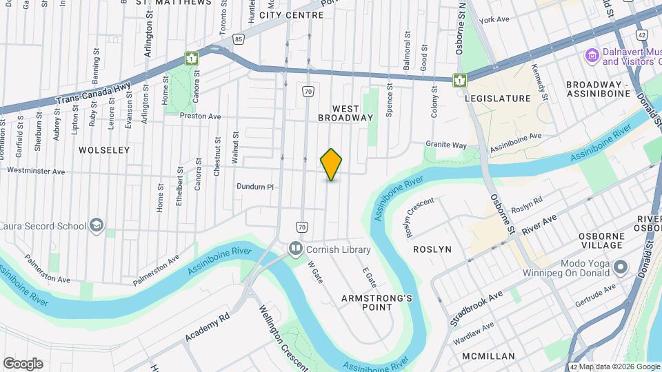 85 Furby St Map and Location Details