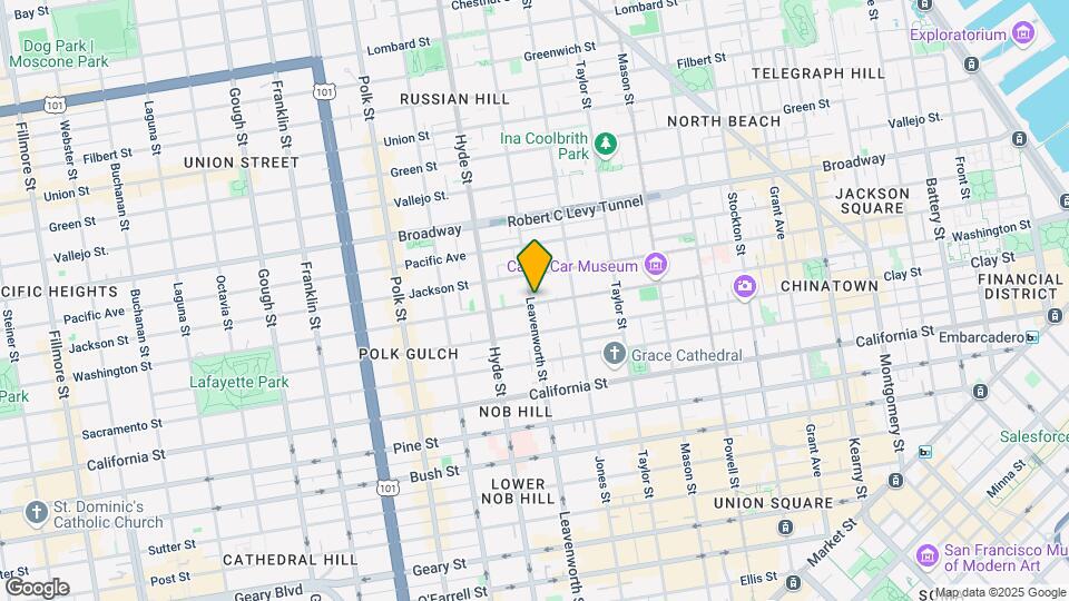 1390 Washington St Map and Location Details