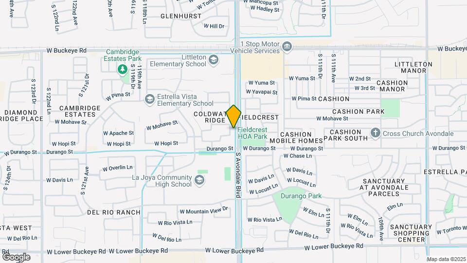 1713 S 115th Dr Map and Location Details