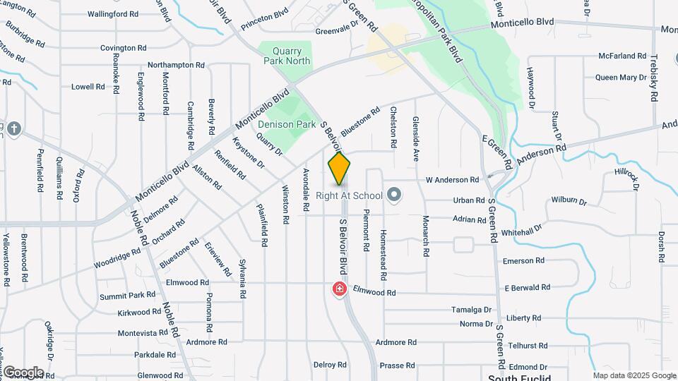1044 S Belvoir Blvd Mapa y Detalles de la Ubicación