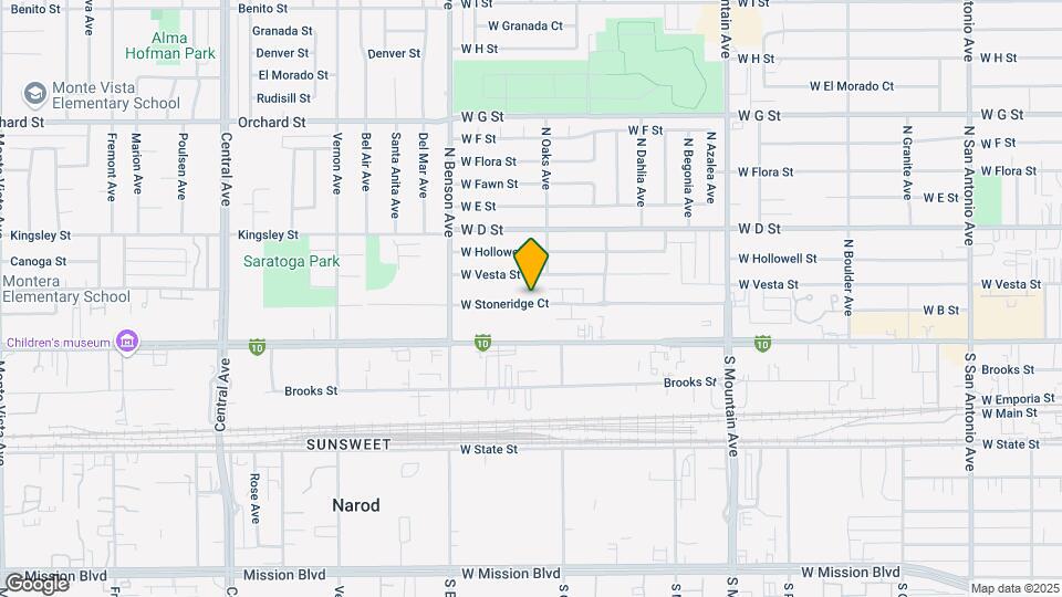 1418 W Stoneridge Ct Map and Location Details