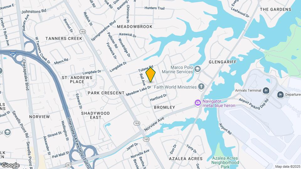 1812 Meadow Lake Dr Map and Location Details