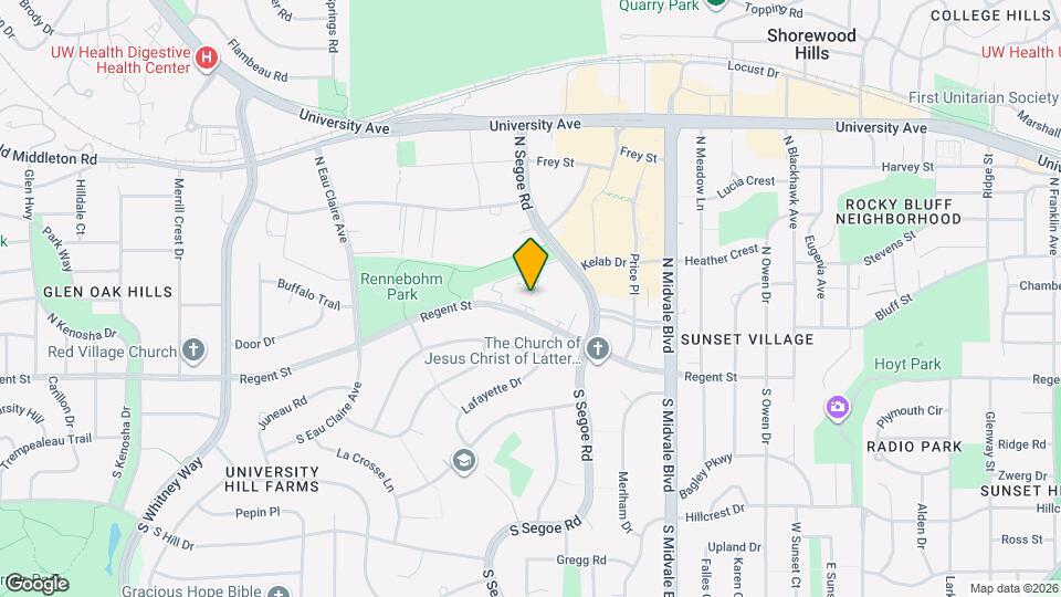 4702 Regent St Map and Location Details