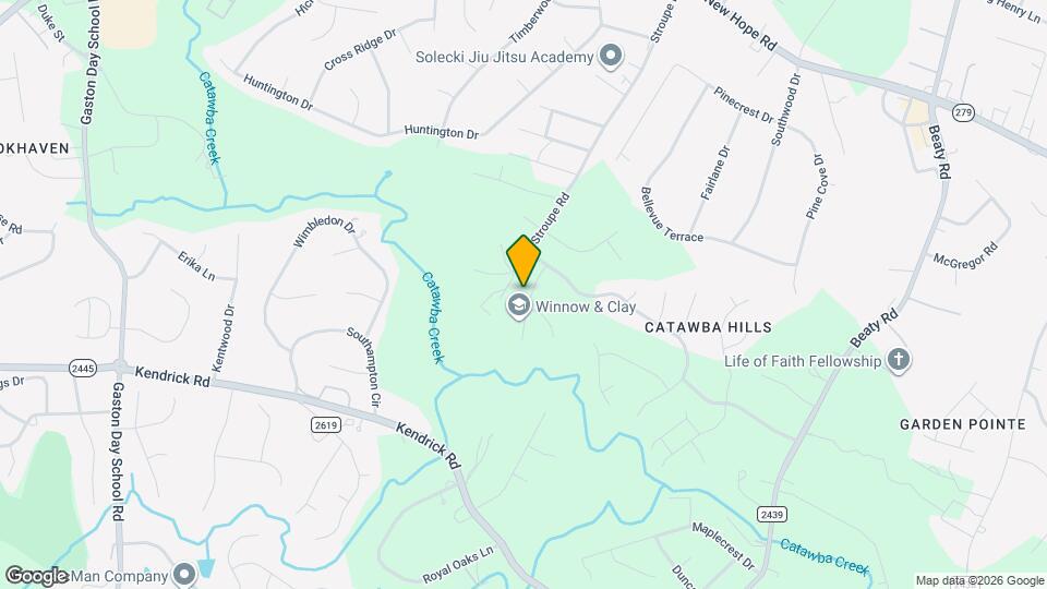 3815 Streamside Dr Map and Location Details
