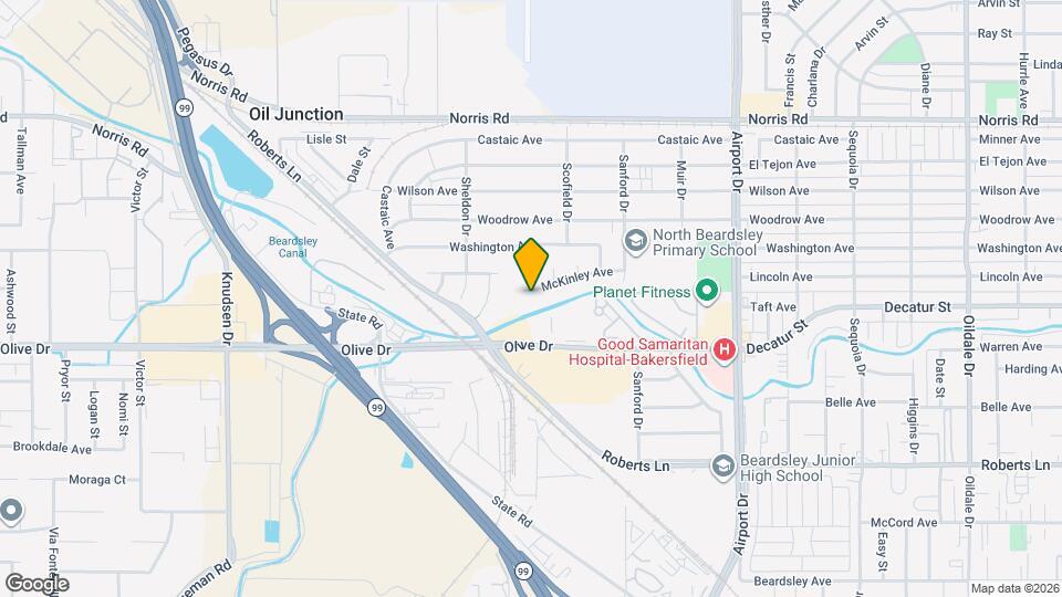 1215 McKinley Ave Map and Location Details