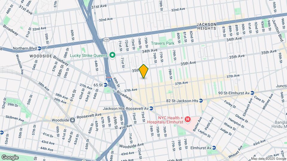 35-46 74th St Map and Location Details
