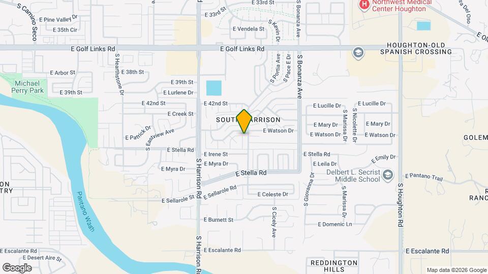 3110 S Portia Ave Map and Location Details