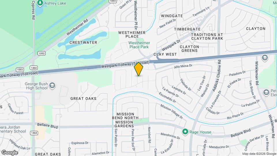 6519 La Violetta Dr Map and Location Details