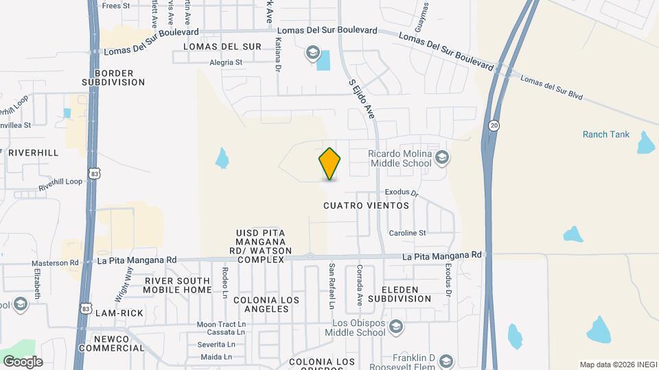 4225 Gavilan Dr Map and Location Details