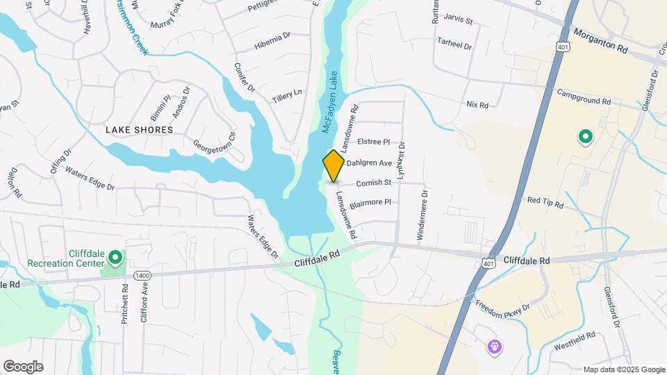 422 Lansdowne Rd Map and Location Details