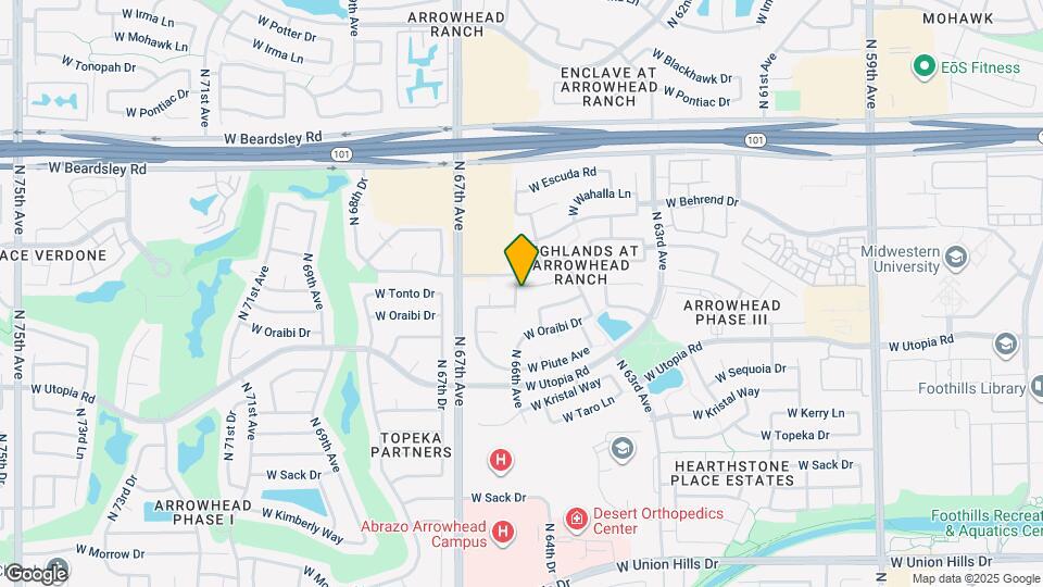 6525 W Behrend Dr Map and Location Details