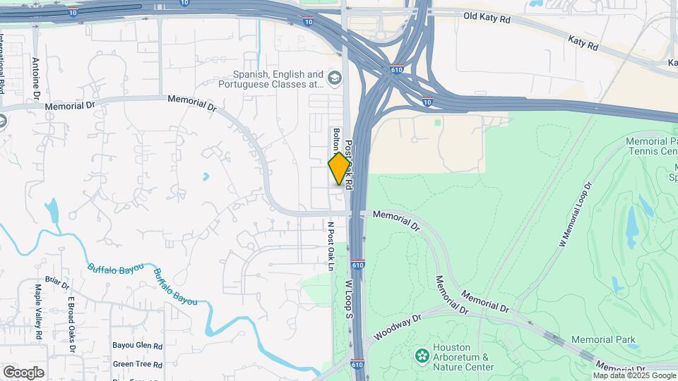 376 N Post Oak Ln Map and Location Details