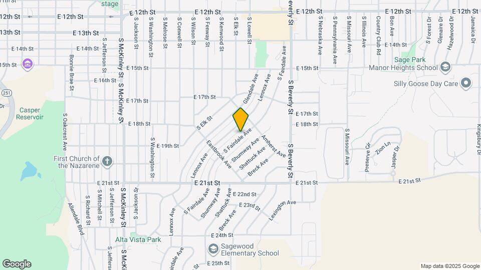 1834 S Fairdale Ave Map and Location Details