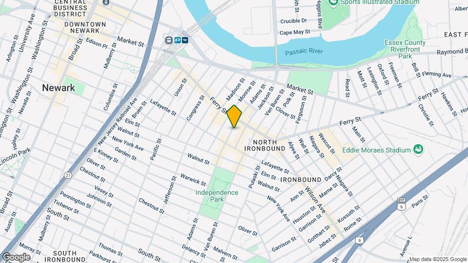 124 Adams St Mapa y Detalles de la Ubicación