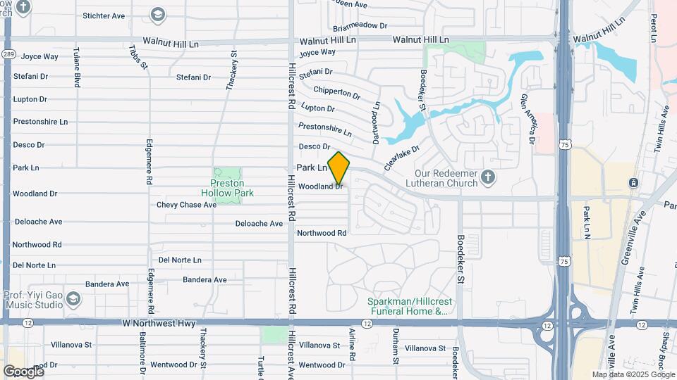 7018 Woodland Dr Map and Location Details