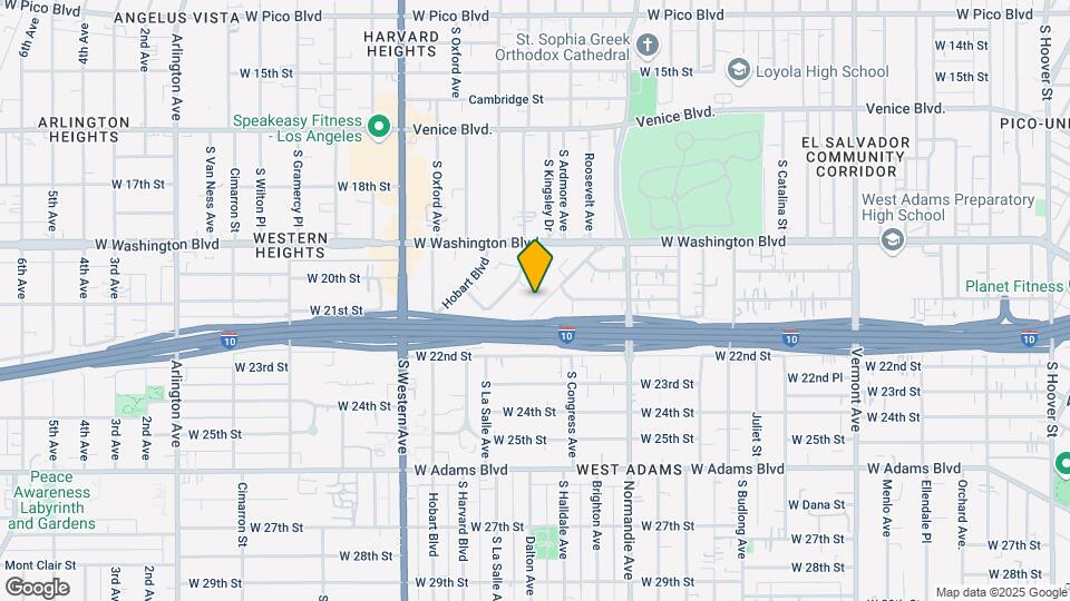 2029 S La Salle Ave Map and Location Details