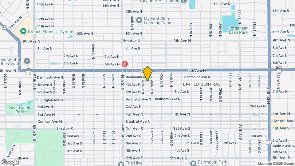 4629 4th Ave N Map and Location Details