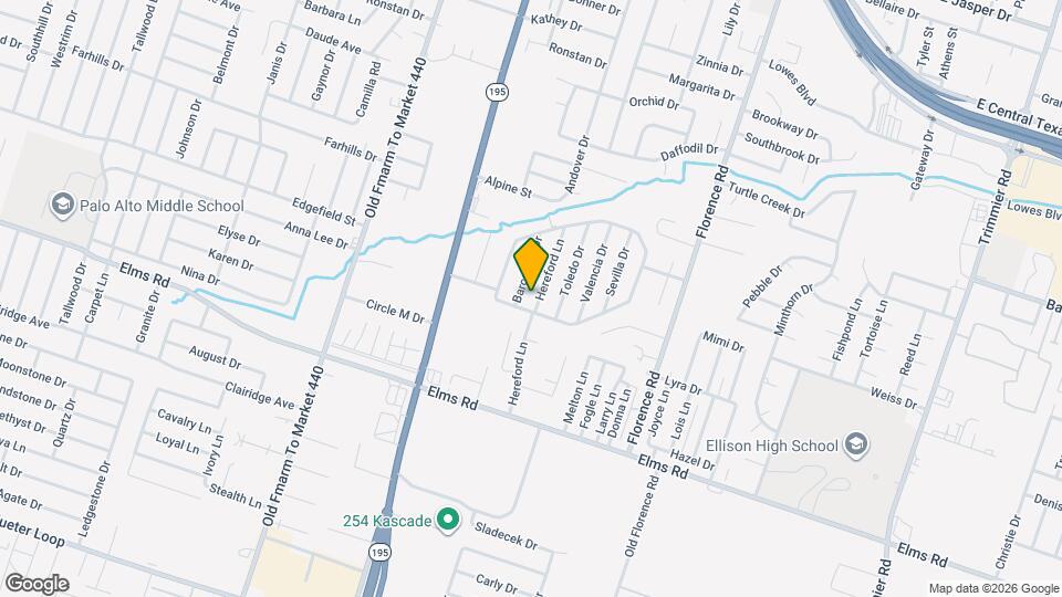 3405 Hereford Ln Map and Location Details
