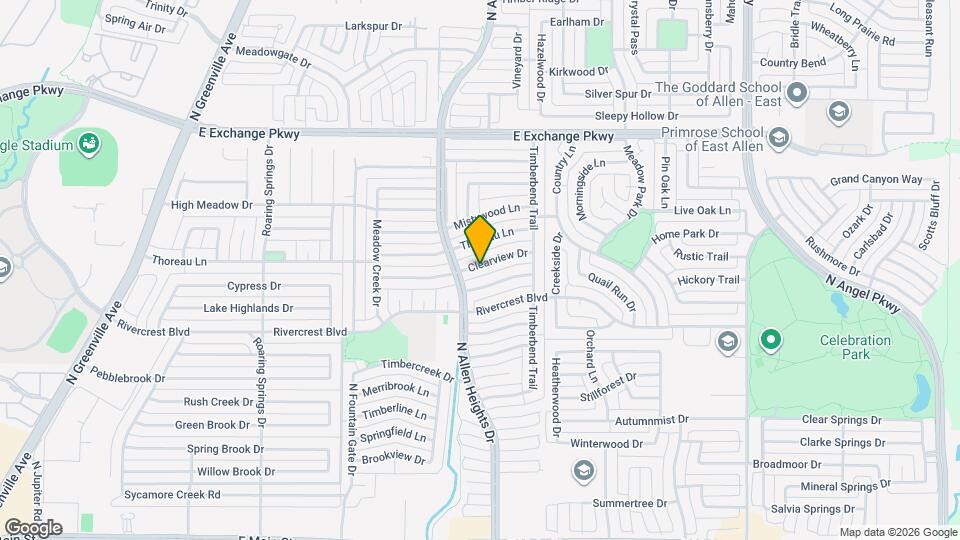 1306 Clearview Dr Map and Location Details