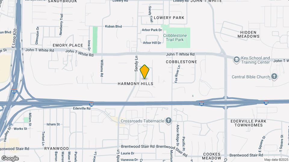 1132 Blackburn Dr Map and Location Details