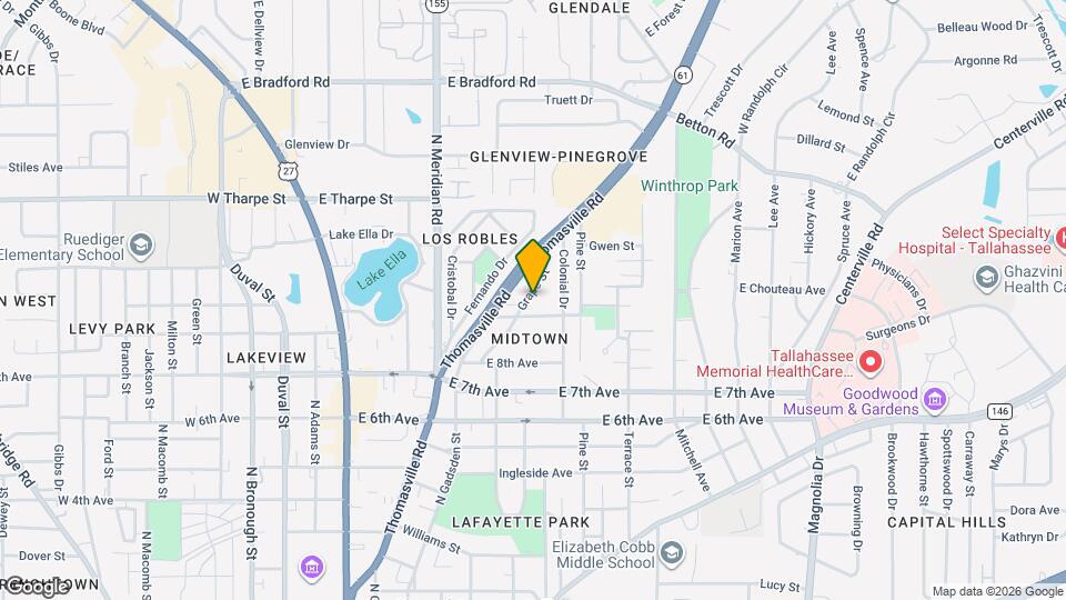 1523 Grape St Map and Location Details