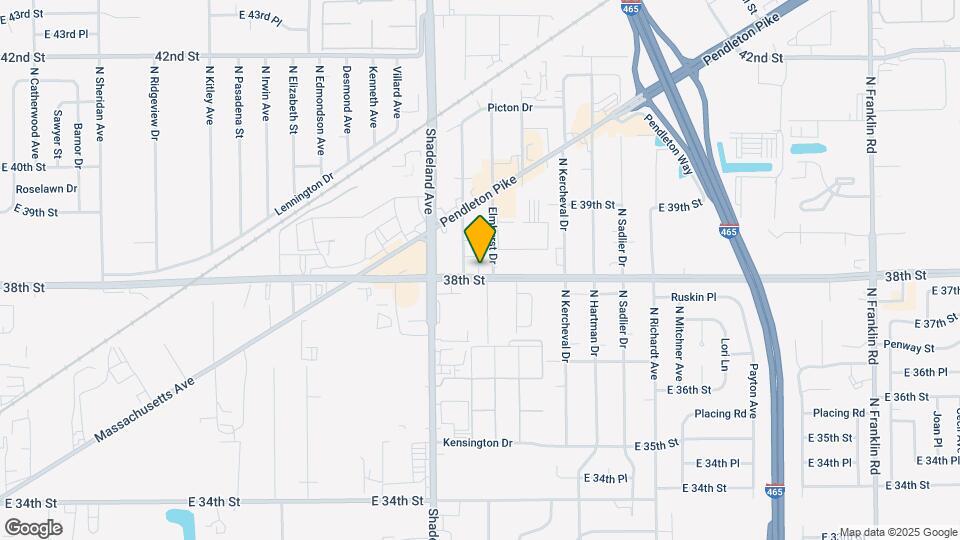 7140 E 38th St Map and Location Details