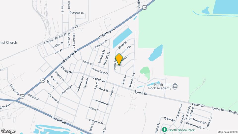 717 Greenlea Dr Map and Location Details