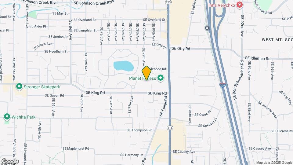 7911 SE King Rd Map and Location Details