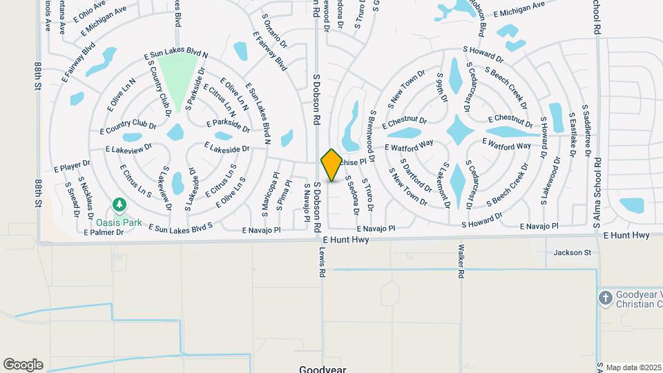 9609 E Cedarwood Dr Map and Location Details